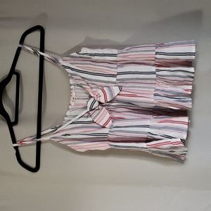 NWOT Mi Ami Red, White, and Blue Tank Top